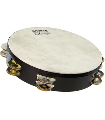 Amazon.com: Pearl Orchestral Tambourine German Silver